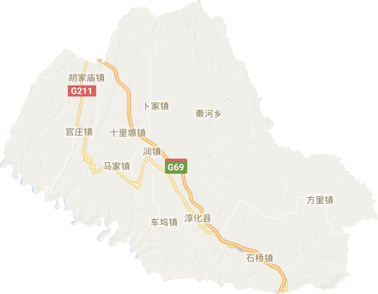 淳化行政区划地图图片