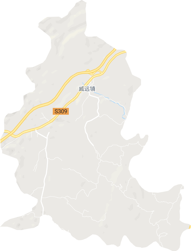 威远县乡镇区划图图片