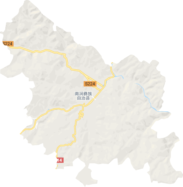 南涧县行政区划图片