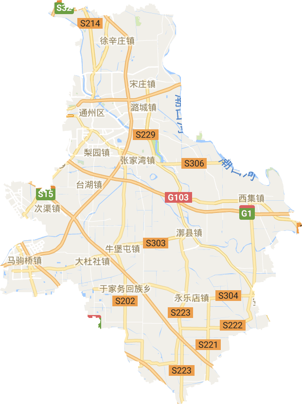 北京市通卅区地图图片