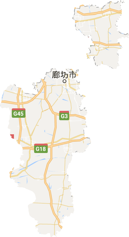 廊坊市分区地图图片