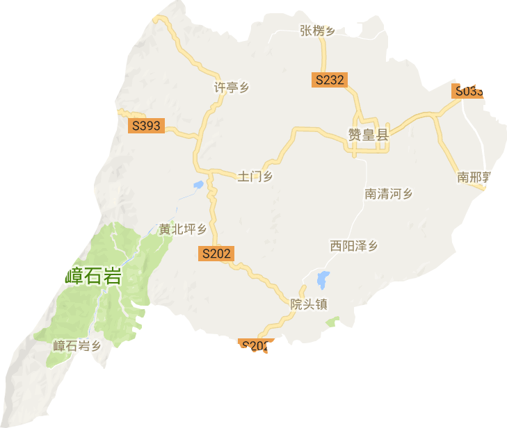 石家庄赞皇县村镇地图图片