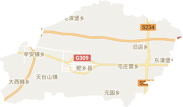 肥乡城区街道地图图片