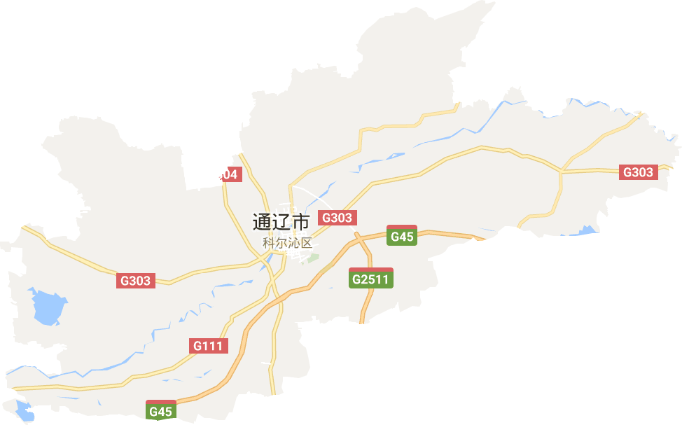 科尔沁镇地图图片