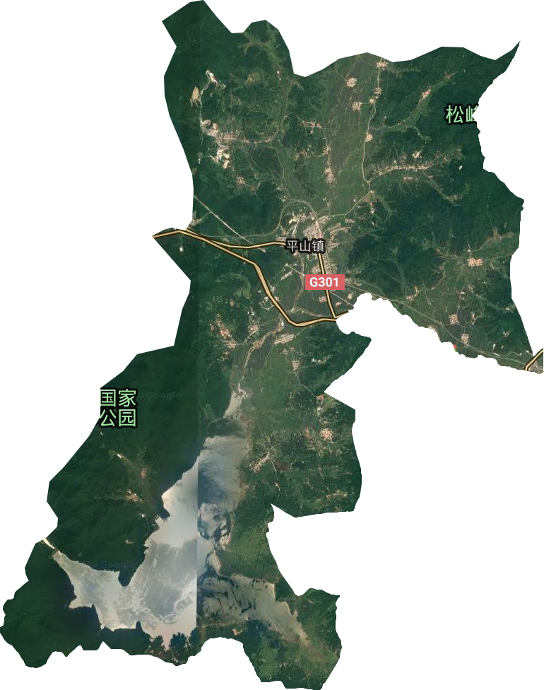 高州平山镇高清卫星图图片