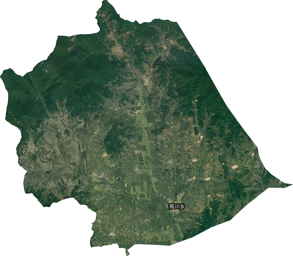 青川县高清卫星地图图片