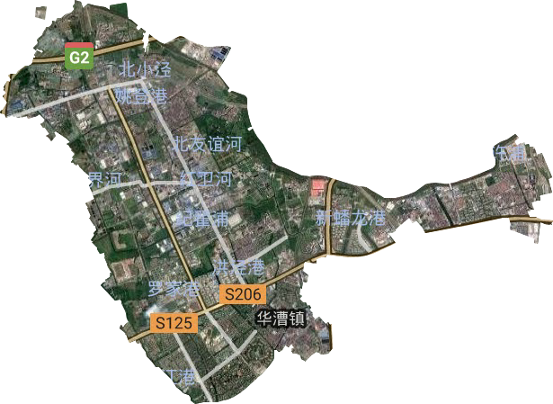 虹桥镇卫星地图图片