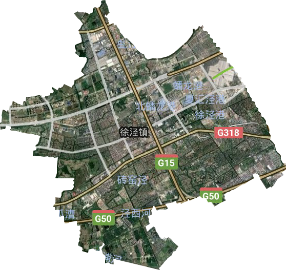 徐泾镇地图电子版图片