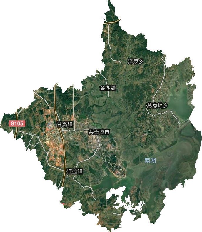 共青城地图校区图片