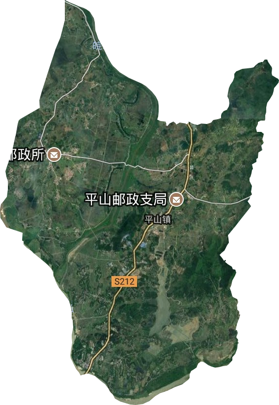 平山县卫星地图高清版图片