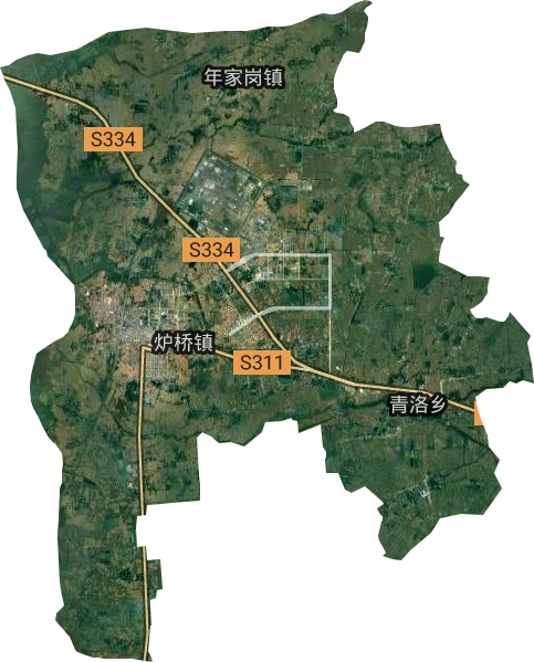 炉桥镇地图图片
