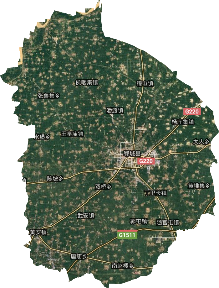 郓城县各乡镇地图图片