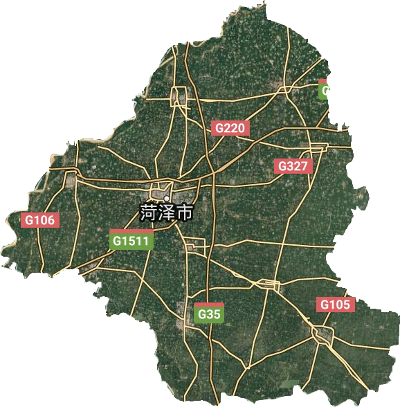菏泽市地图全图 放大图片