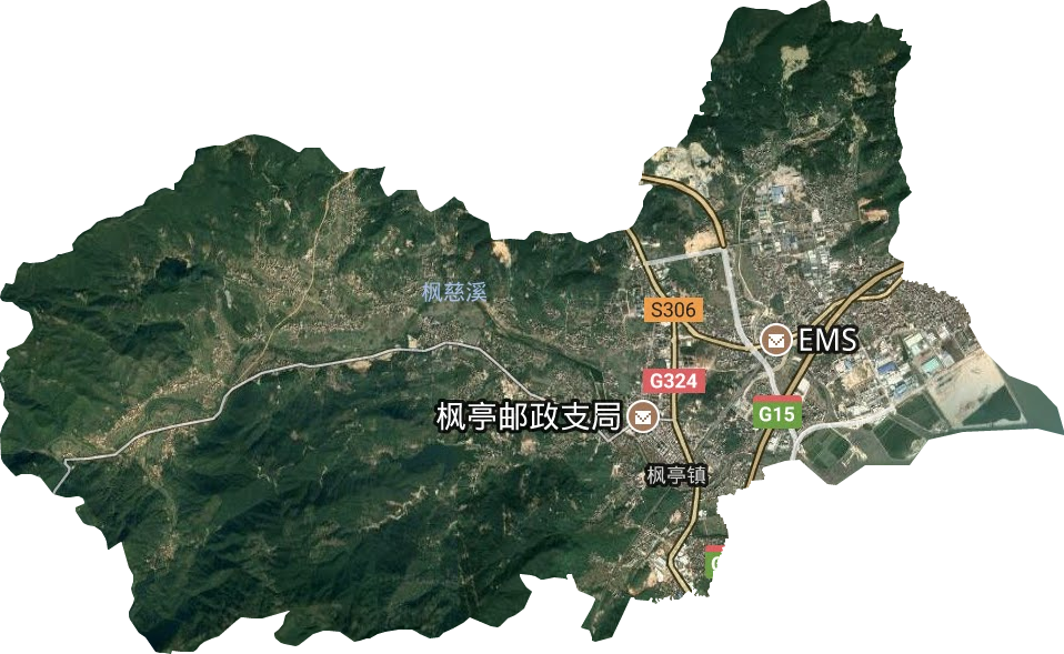 仙游县枫亭镇卫星地图图片