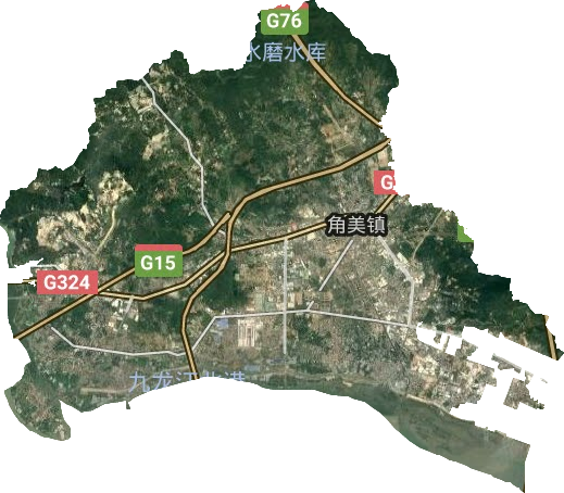 角美镇行政地图图片