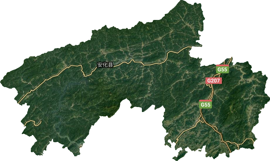 安化县镇区地图图片