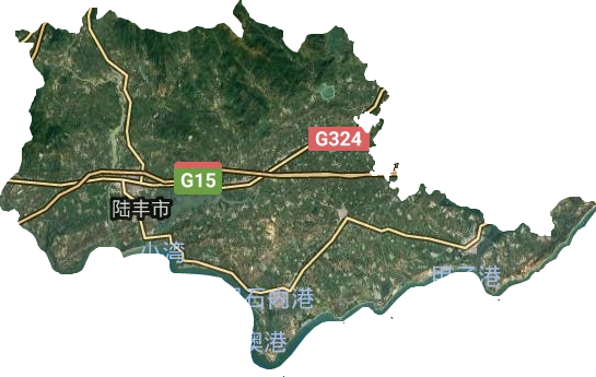 陆丰河西镇地图图片