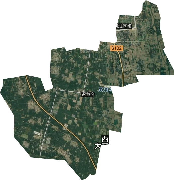 西华县实景地图图片