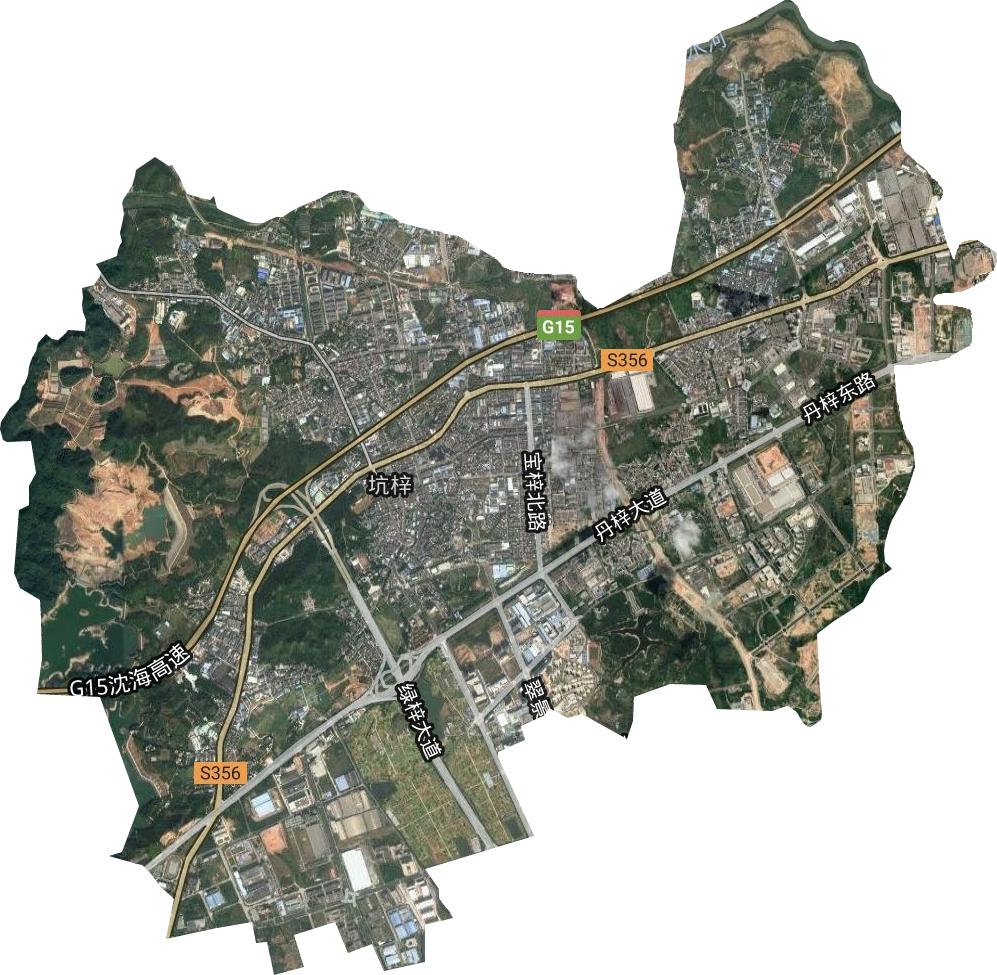 深圳坑梓地图图片