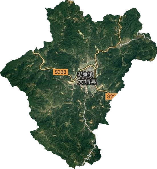 大埔县枫朗镇地图图片