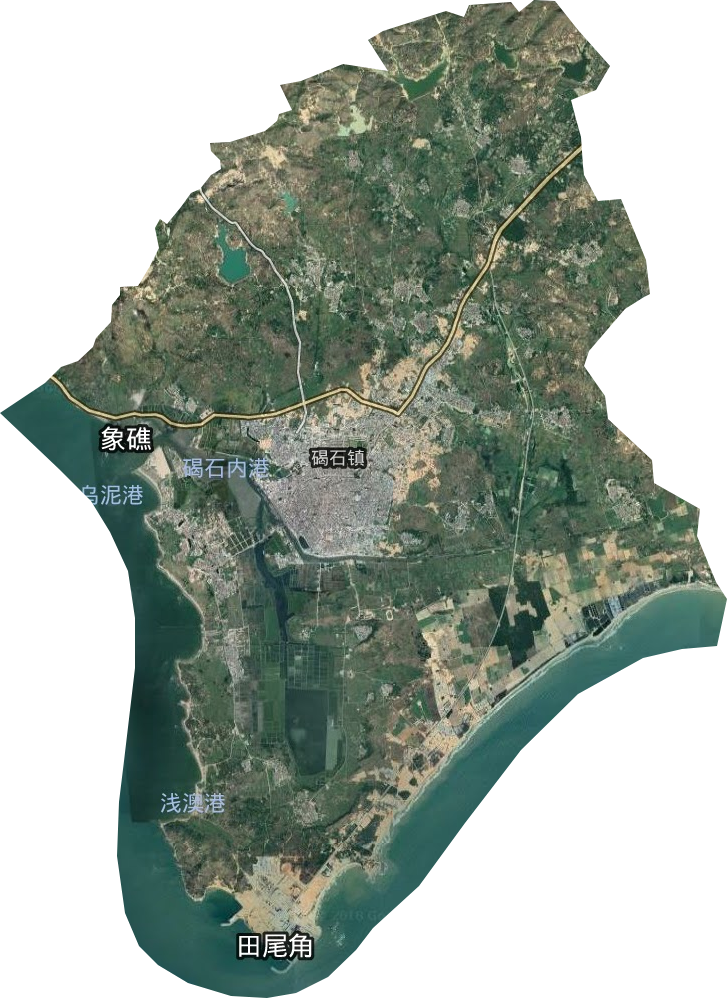 碣石镇地图详细图片