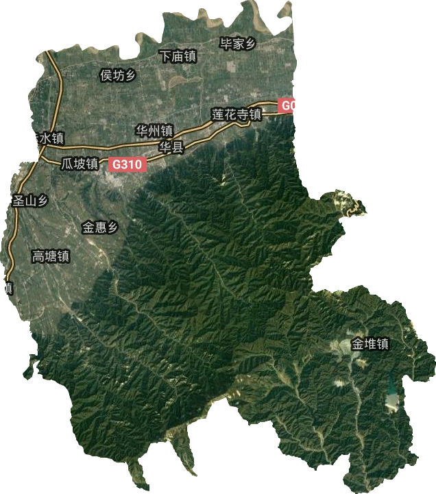 华州区地图各个镇图片