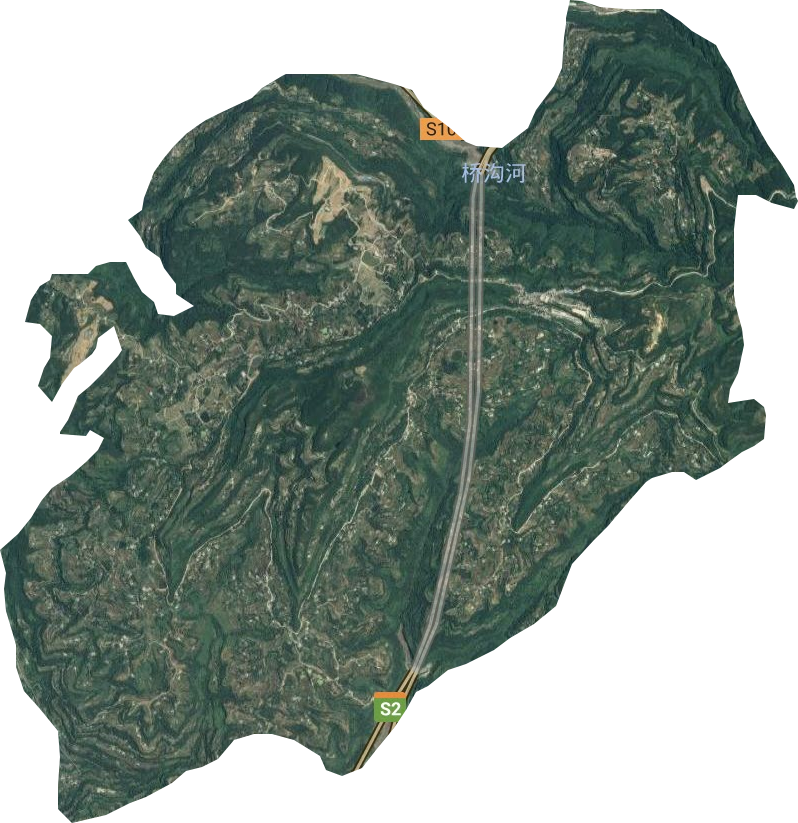 北碚蔡家卫星地图图片