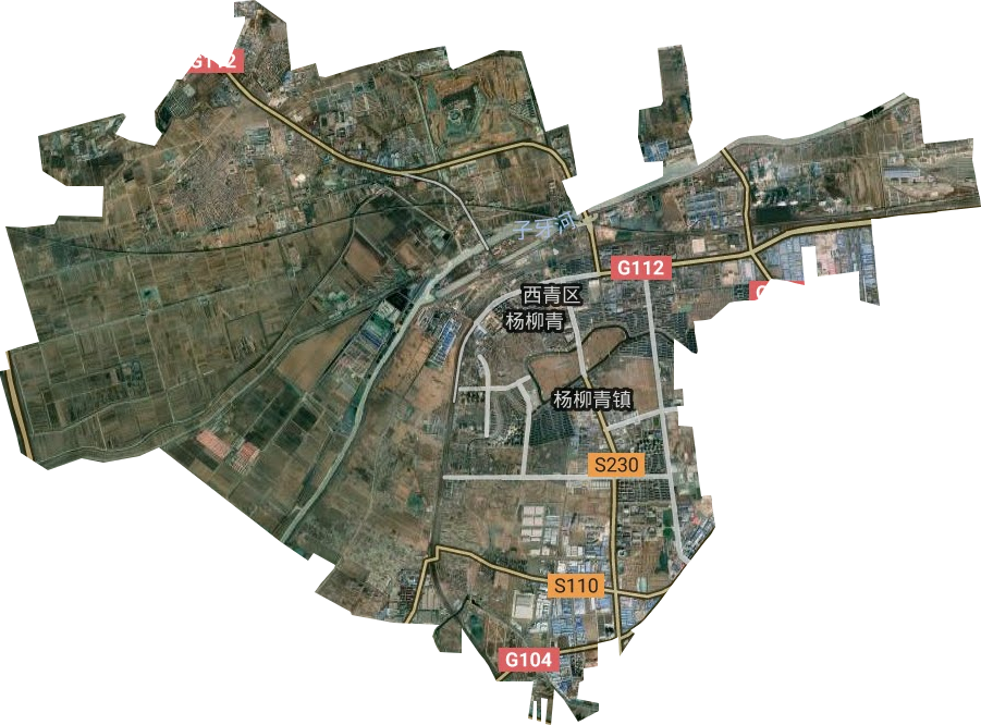 杨柳青镇地图图片