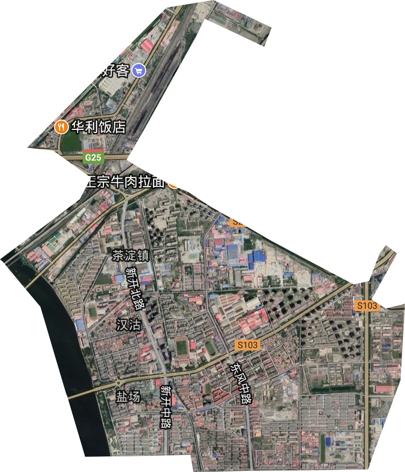 汉沽地图高清图片