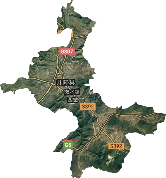 井陉县乡镇区划图片