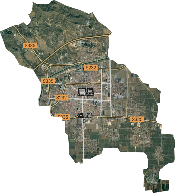 唐河县区域地图图片