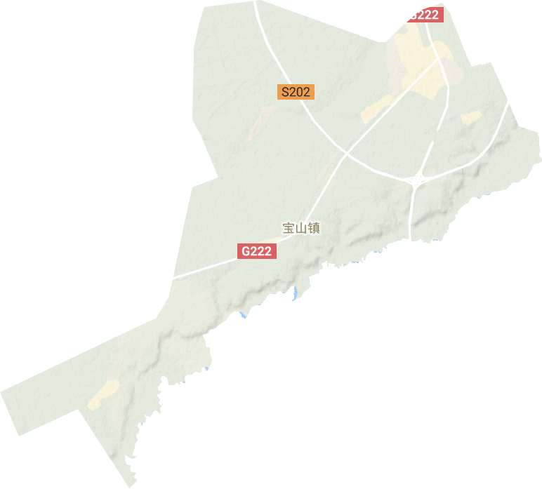 宣威市宝山镇地图图片