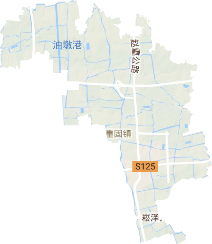 上海白鹤镇地图图片