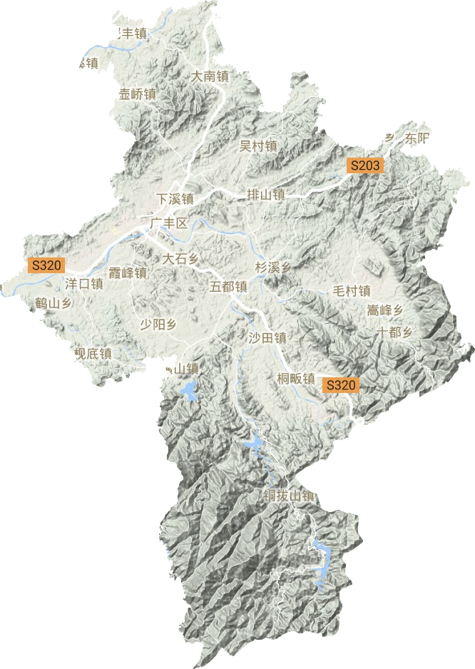 广丰区行政区划图片