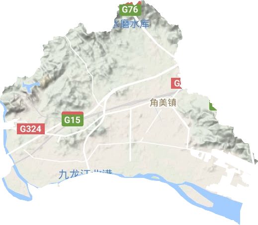 角美镇行政地图图片
