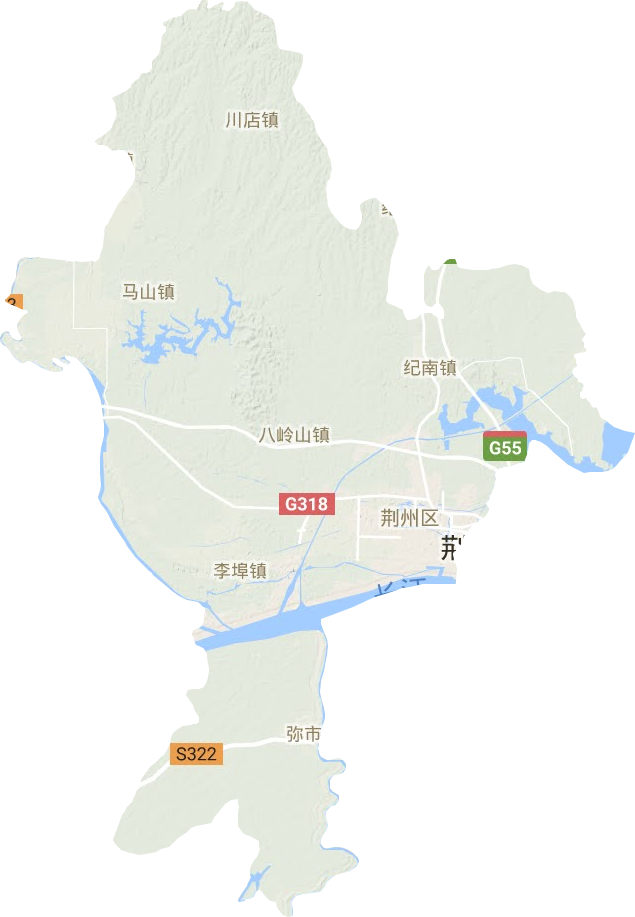荆州城地图图片