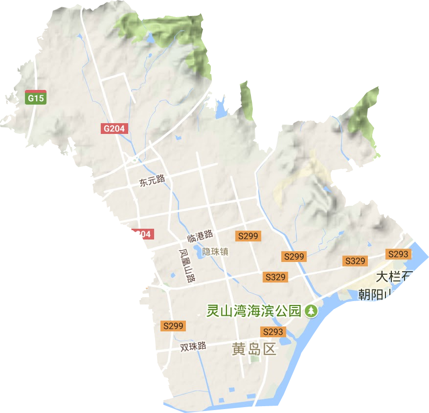 黄岛区隐珠街道地图图片