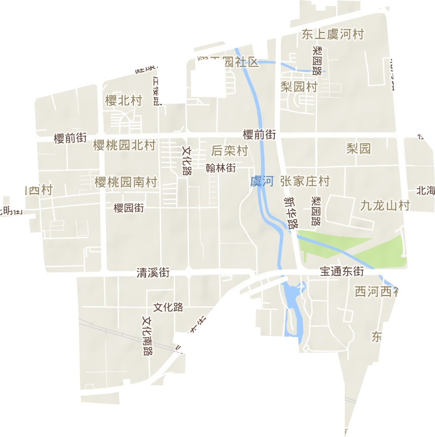 奎文区街道办事处地图图片