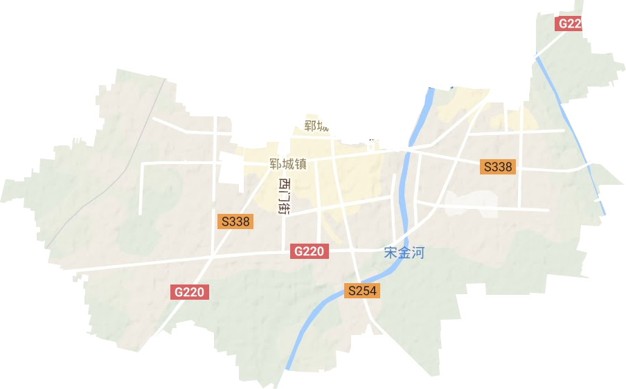 郓城县各乡镇地图图片