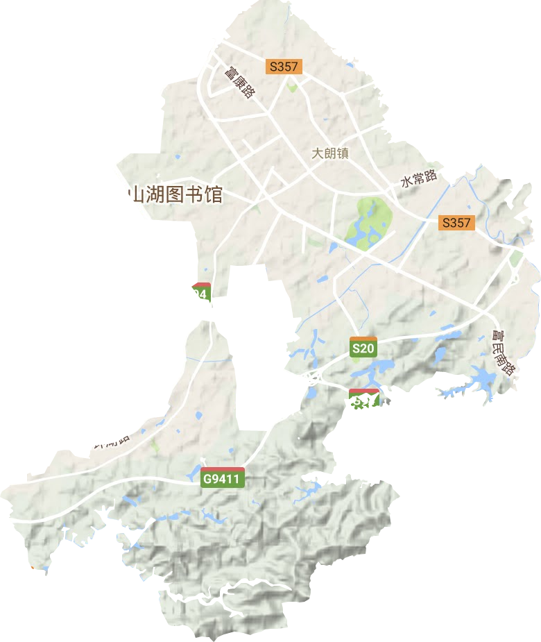 大朗镇社区地图图片
