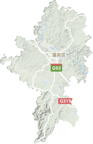 潼南城区地图高清版图片