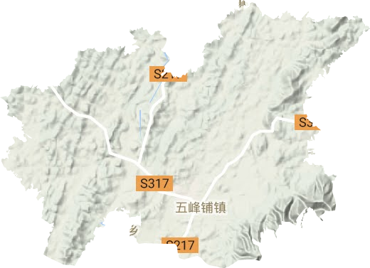 邵阳县五峰铺镇地图图片