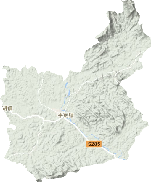 平定县各乡镇地图图片