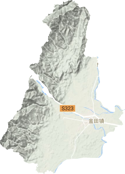 金田镇地图图片