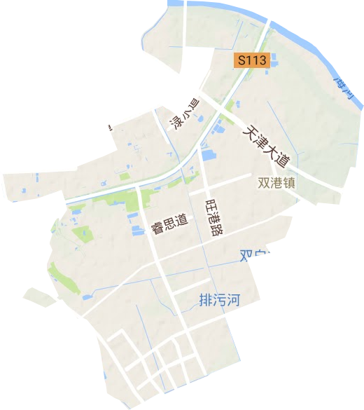 津南区双港地图图片