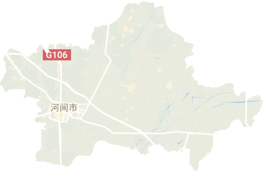 河间乡镇地图图片