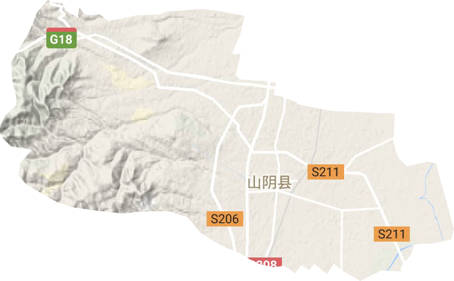 岱岳镇高清地形地图